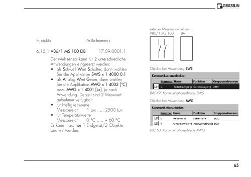 EIB-Produktdatenb. (D) Õ99 - Graesslin.de