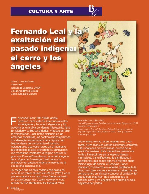 Fernando Leal y la exaltación del pasado indígena: el cerro y los ...
