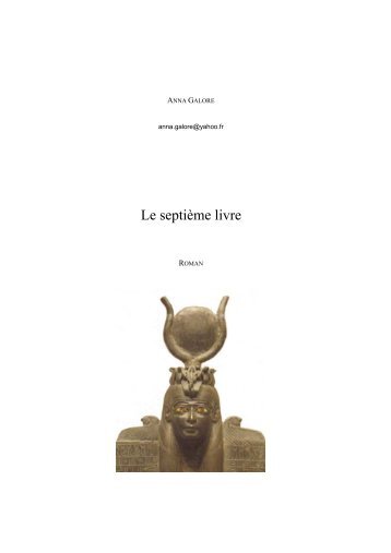 Le septième livre - Anna Galore