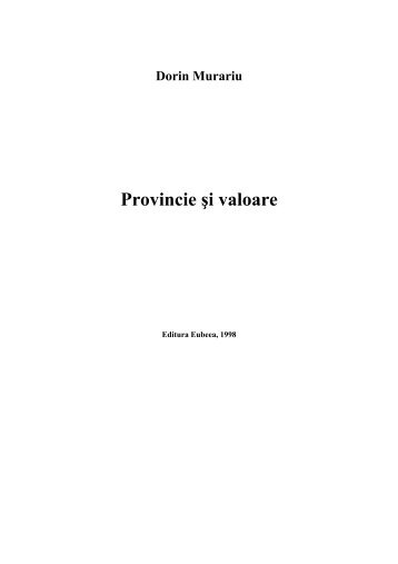 Provincie şi valoare - Biblioteca Judeţeană Timiş