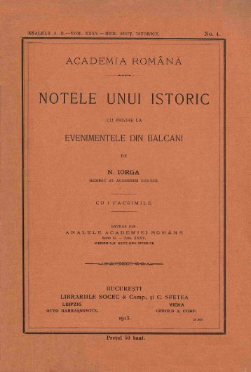 Notele unui istoric cu privire la evenimentele din Balcani.pdf