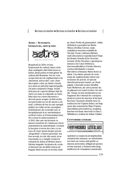 REDACÞIA - Revista de Cultura Familia - Revista Familia