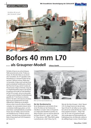 Bofors 40 mm L70 - Schnellboot.net