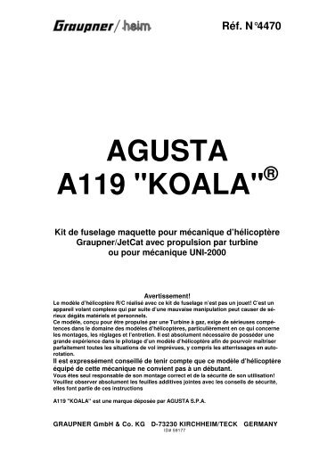 AGUSTA A119 "KOALA" - Graupner