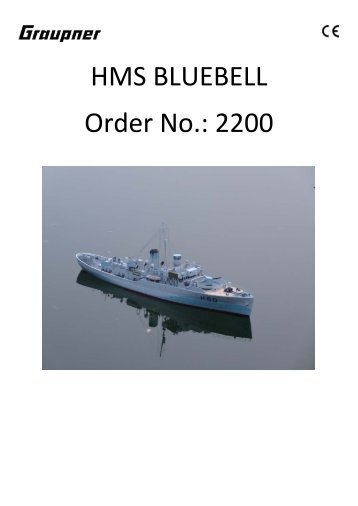 HMS BLUEBELL Order No.: 2200 - Graupner