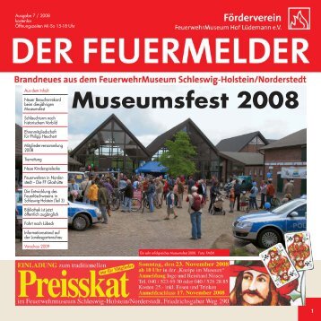 Museumsfest 2008 - Feuerwehrmuseum Schleswig-Holstein