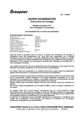 SUPER SOARMASTER - Graupner