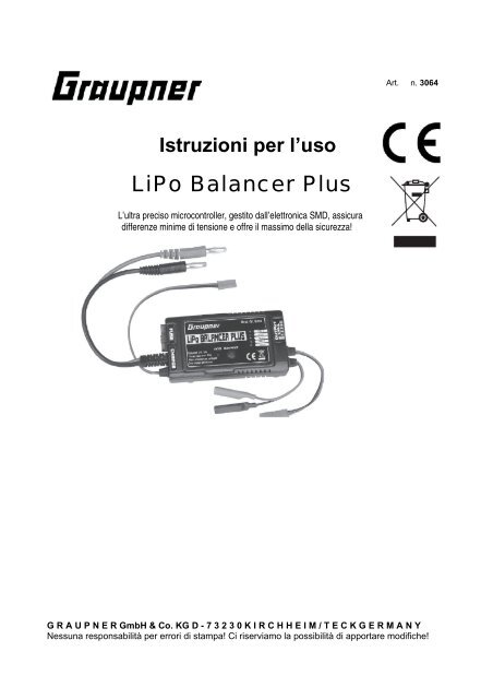 LiPo Balancer Plus - Graupner
