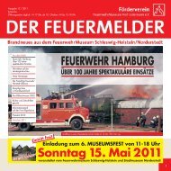 FEUERWEHR HAMBURG - Feuerwehrmuseum Schleswig-Holstein