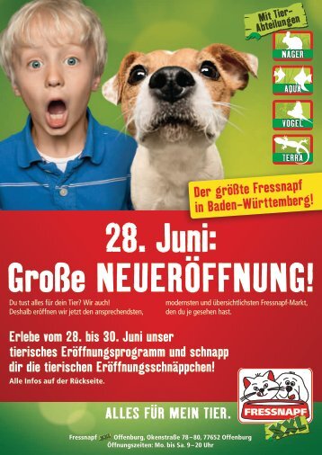 Der größte fressnapf in Baden-Württemberg!