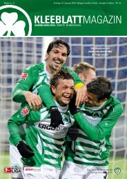 KLEEBLATTMAGAZIN - SpVgg Greuther Fürth