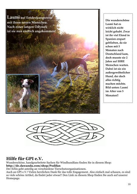 Greyhound Protection News - Winter 2012
