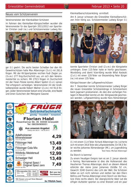 Gemeindeblatt Februar 2013 - Griesstätt