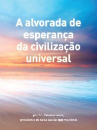 A alvorada de esperança da civilização universal - Cultura de Paz