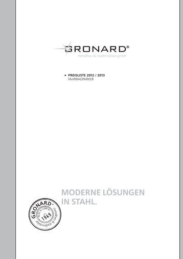 Preisliste Fahrradparker - GRONARD ® Metallbau & Stadtmobiliar ...