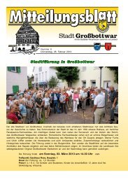 Stadtführung in Großbottwar - Gemeinde Großbottwar