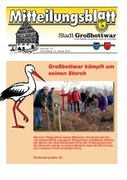 Großbottwar kämpft um seinen Storch - Gemeinde Großbottwar