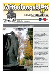 Publ grossbottwar Issue kw45 Page 1 - Gemeinde Großbottwar