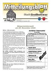 Publ grossbottwar Issue kw48 Page 1 - Gemeinde Großbottwar