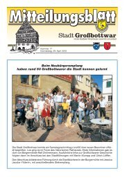 Publ grossbottwar Issue kw17 Page 1 - Gemeinde Großbottwar