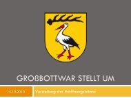 Großbottwar stellt um - Gemeinde Großbottwar