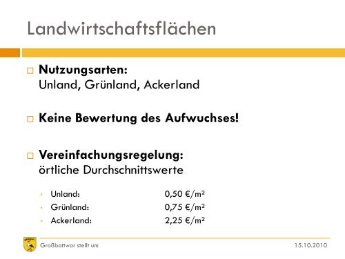 Großbottwar stellt um - Gemeinde Großbottwar