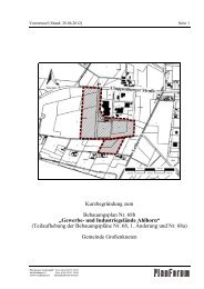 Kurzbegründung zum Bebauungsplan Nr. 68b - Gemeinde ...