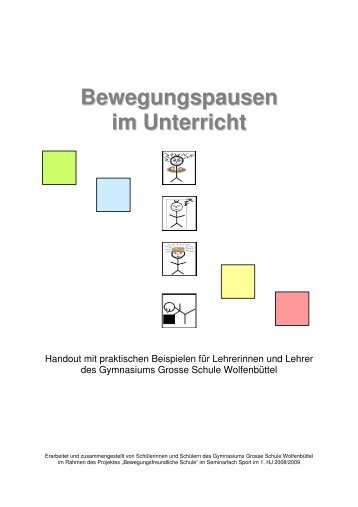 Bewegungspausen im Unterricht - Große Schule