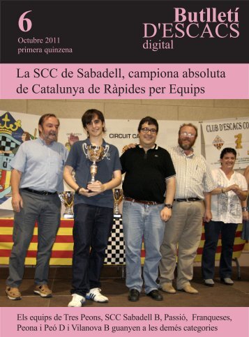 Butlletí - Club Escacs Vallfogona