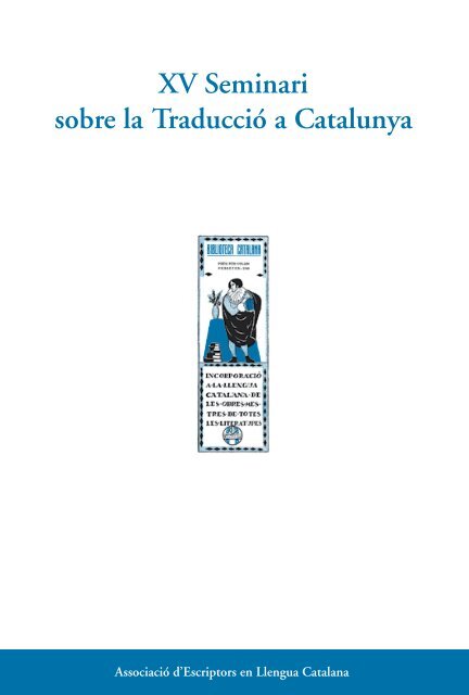 publicació - Associació d'Escriptors en Llengua Catalana