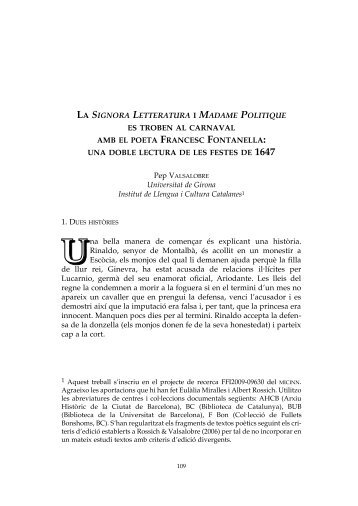 La 'Signora Letteratura' i 'Madame Politique' es troben - Nise