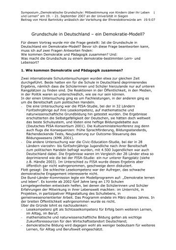 Vortrag von Horst Bartnitzky - Grundschulverband