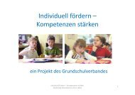 Dr. Horst Bartnitzky: FÃ¶rderkonzept - Grundschulverband