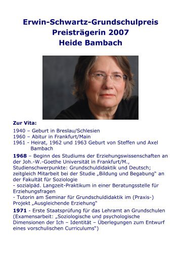 Vita Heide Bambach - Grundschulverband