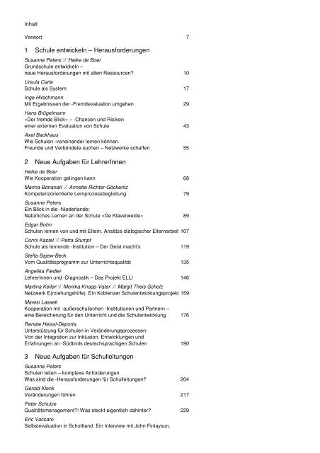 1 Schule entwickeln - Grundschulverband