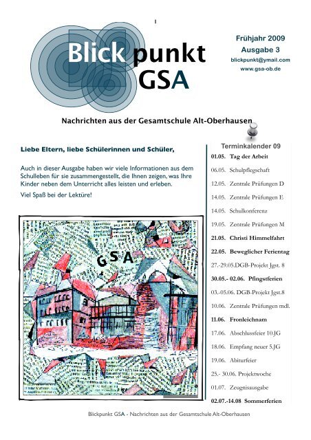 Blickpunkt Ausgabe 3 - der GSA