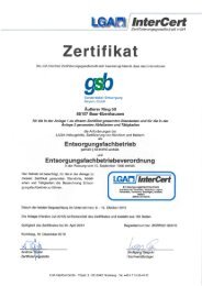 Mitterteich - gsb Sonderabfall-Entsorgung Bayern GmbH