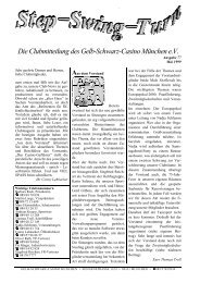 Vereinszeitung Nr. 77, Mai 1999 - Gelb Schwarz Casino München eV