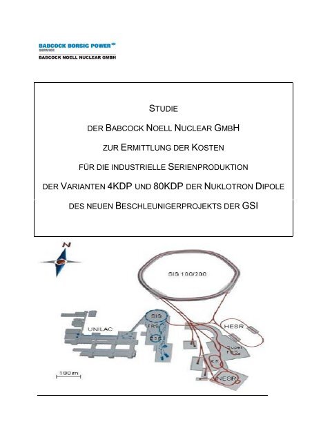 STUDIE DER BABCOCK NOELL NUCLEAR GMBH ZUR ... - GSI
