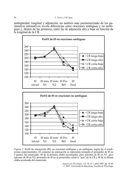 Relaciones entre la prosodia y la sintaxis en el ... - RACO