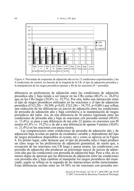 Relaciones entre la prosodia y la sintaxis en el ... - RACO