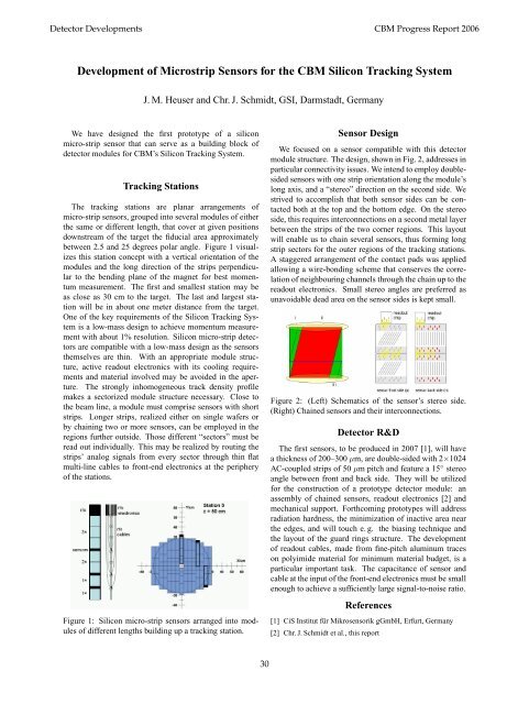 CBM Progress Report 2006 - GSI