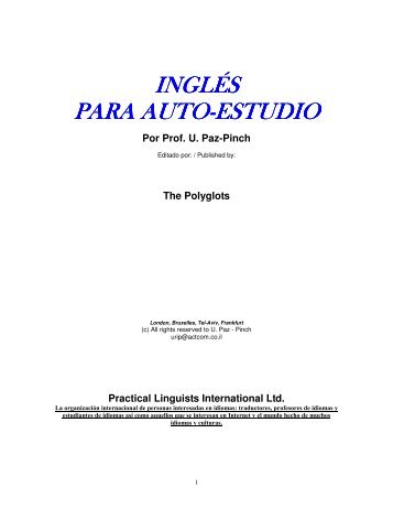 Muestra del Curso de Ingles en PDF