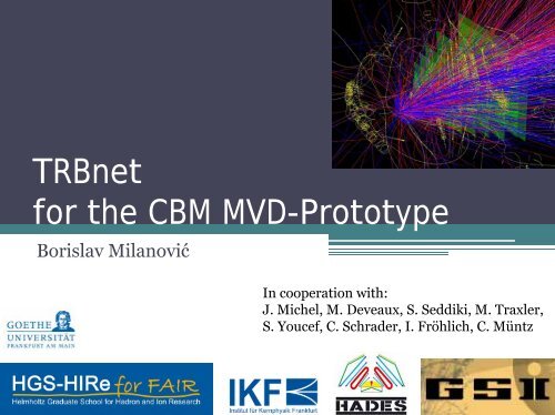 TRBnet for CBM - GSI