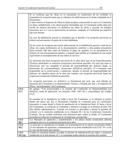 Documentos de Licitación - Ministerio de Economía de la Provincia ...