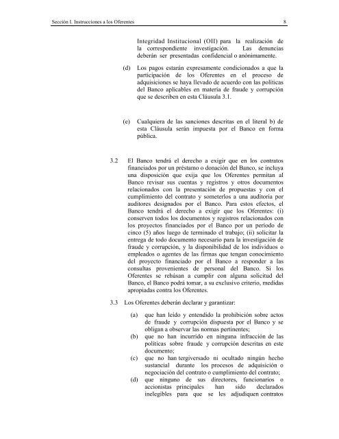 Documentos de Licitación - Ministerio de Economía de la Provincia ...