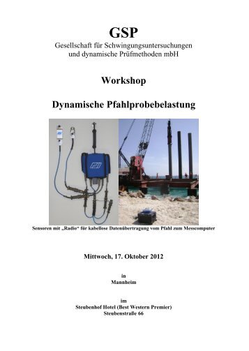 Pile Dynamics Europe - Gsp-mannheim.de