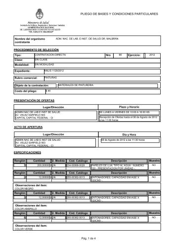 Cuadro comparativo - Administración Nacional de Laboratorios e ...