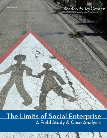 The Limits of Social Enterprise A Field Study & Case - Social Traders