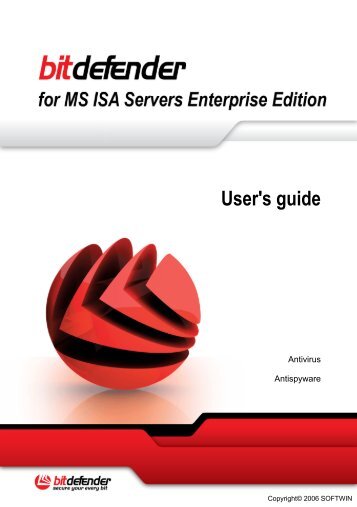Bitdefender Security for ISA Servers (Enterprise Edition) - Parent ...